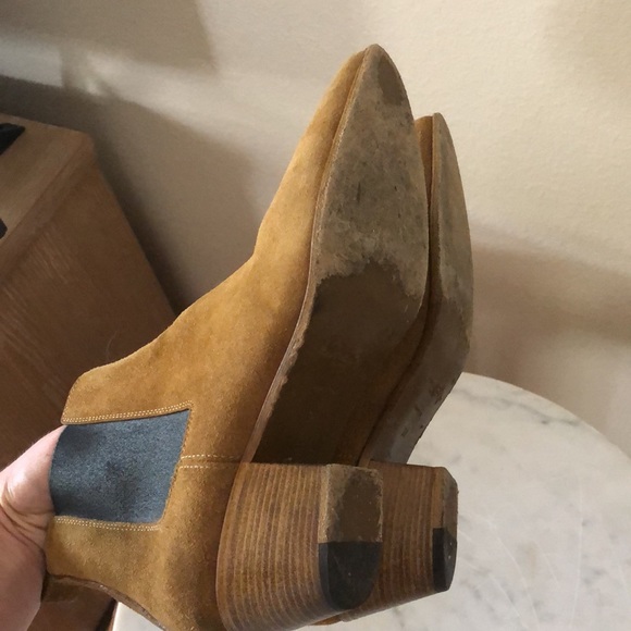 SAINT LAURENT Rare suede ankle Chelsea Boots 38 - Picture 7 of 9